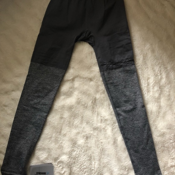 Gymshark Seamless Two Tone Leggings Grey - Picture 2 of 6